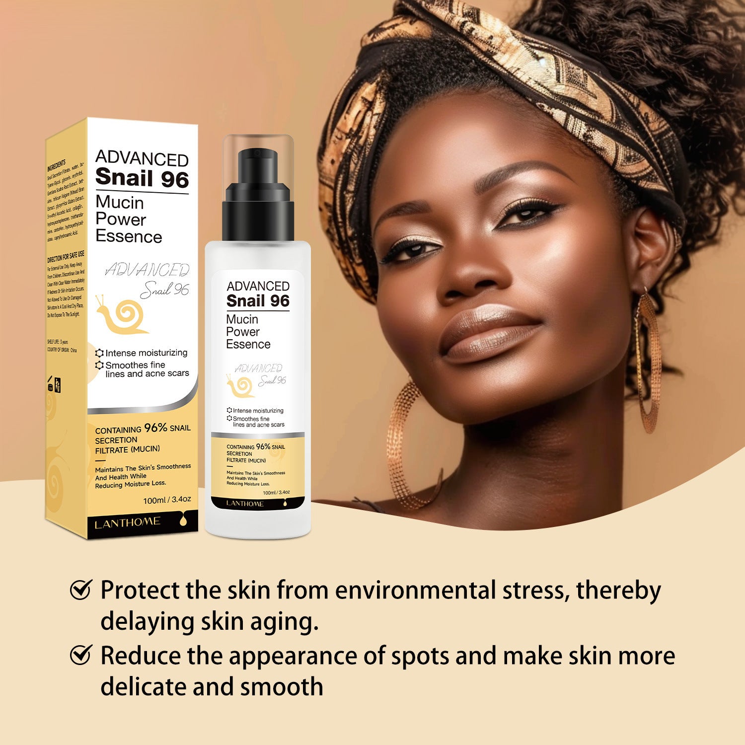 Snail Snail Serum Moisturizing Facial Care