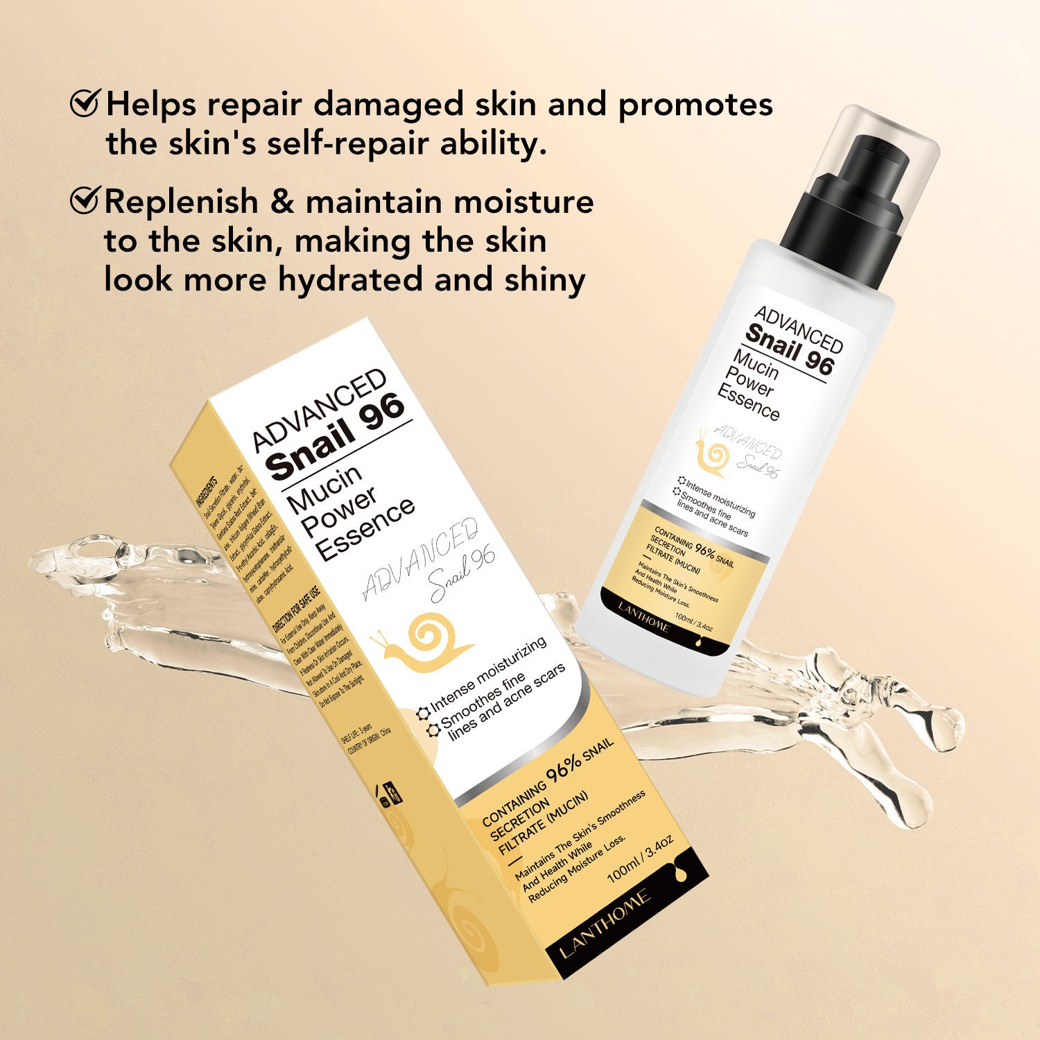 Snail Snail Serum Moisturizing Facial Care